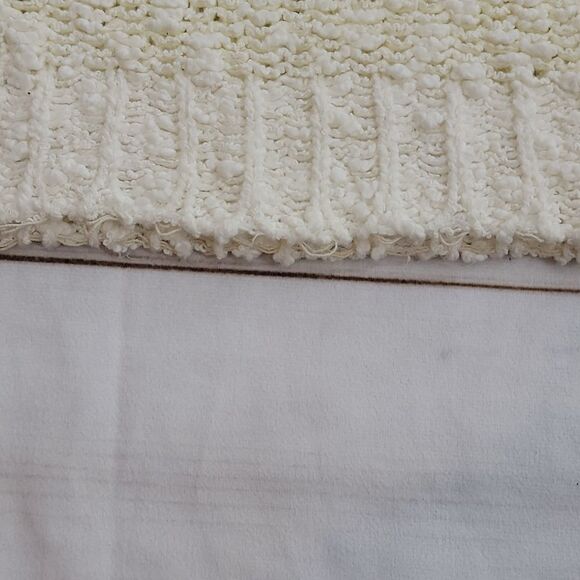 Vintage Here's a Hug Pastels Summer Sleevess Acrylic Sweater size Large - Picture 7 of 9